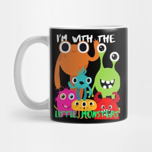 Funny Halloween Monsters; I’m with the Little Monsters Mug